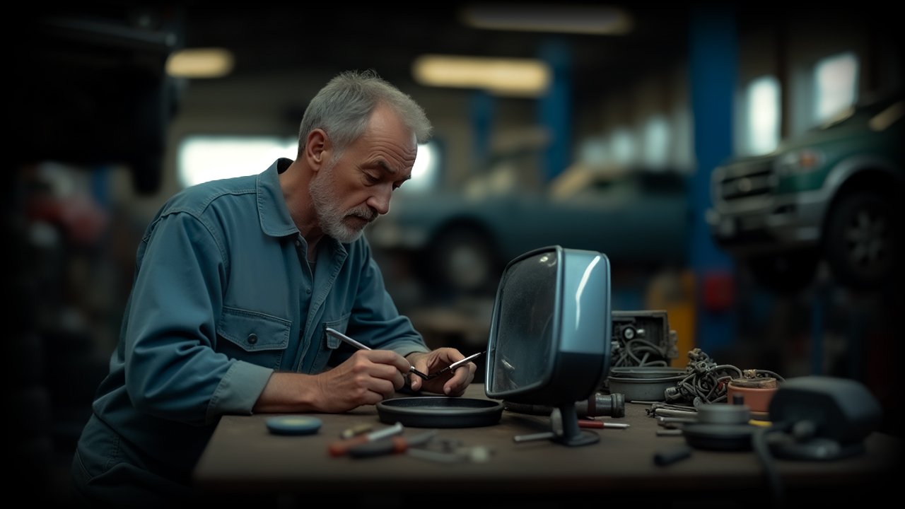 Ремонт зеркал мотоцикла