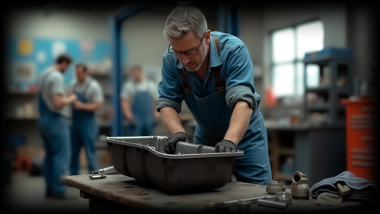 Ремонт поддона картера