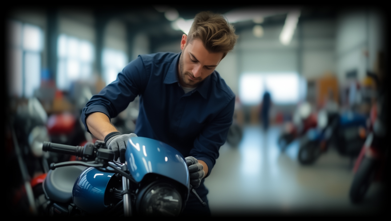 Ремонт обтекателей мотоцикла