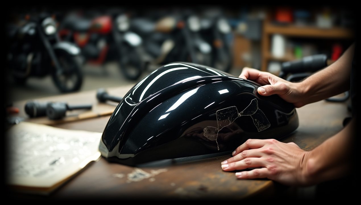 Ремонт пластика мотоцикла